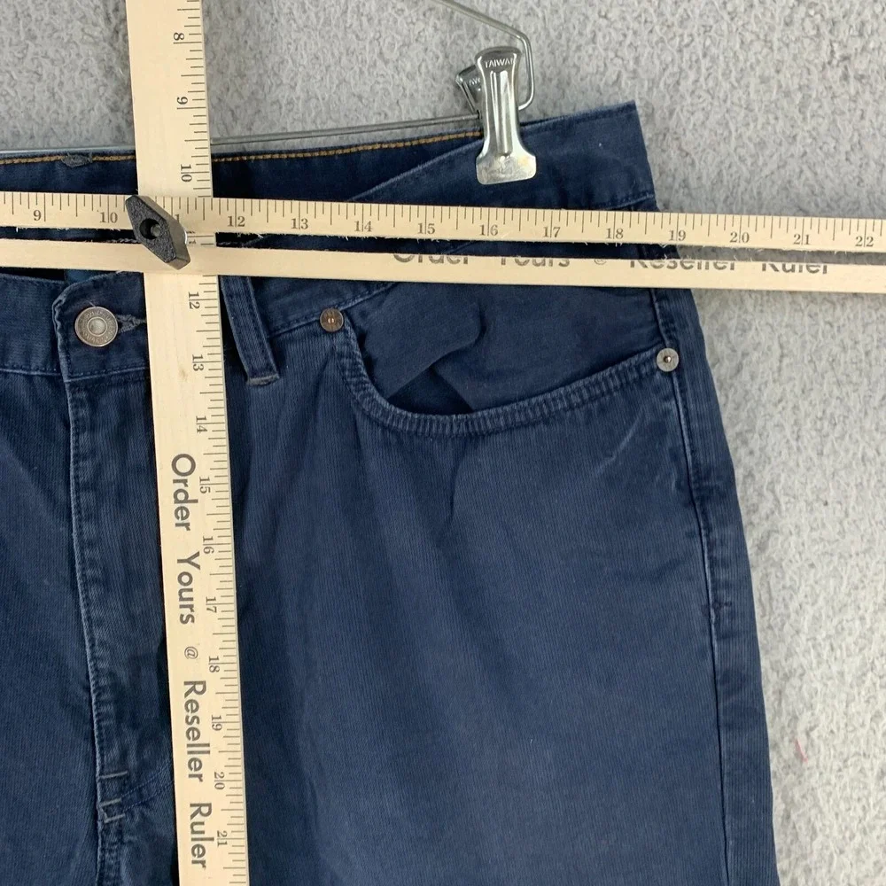 Vtg Polo Pants 38 650 Straight Navy‎ Blue Trouser Actual 37x30
